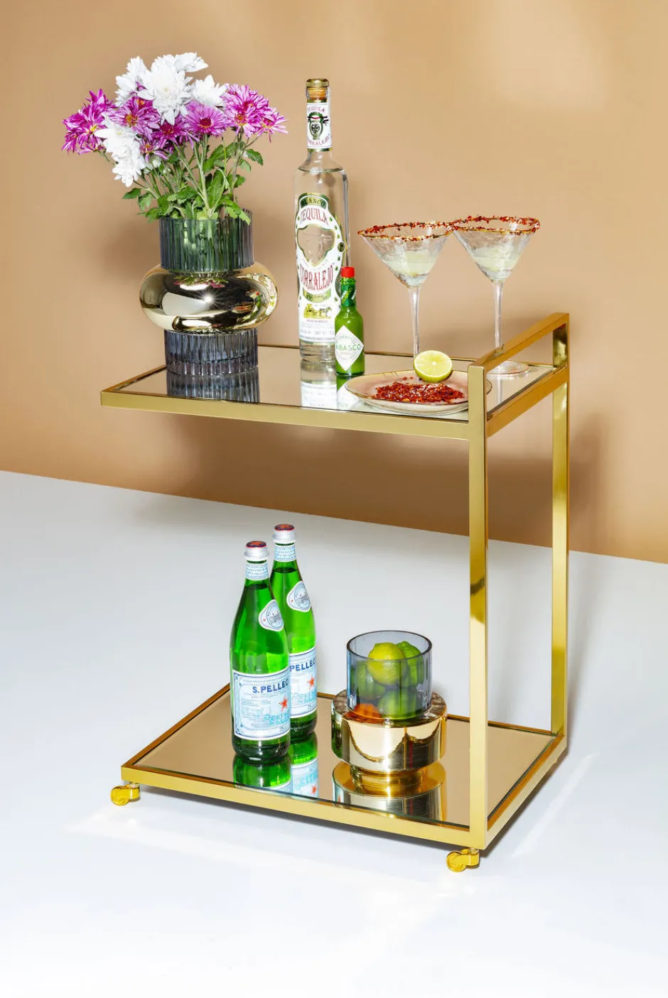 Flash Sale Trolley Classy Goud Bars|Kasten