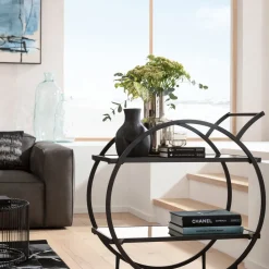 Store Trolley Loft Zwart Bars|Kasten