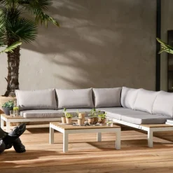 Store Tuinset Holiday Wit (4-delig) Kasten|Tuinmeubelen
