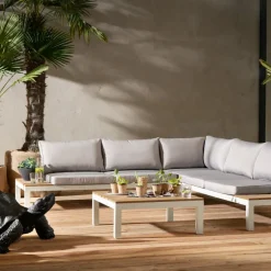 Store Tuinset Holiday Wit (4-delig) Kasten|Tuinmeubelen