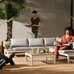 Store Tuinset Holiday Wit (4-delig) Kasten|Tuinmeubelen