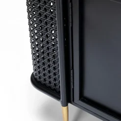 Best Sale TV-Meubel Fence 160x48cm Kasten|Lage Kasten & Dressoirs