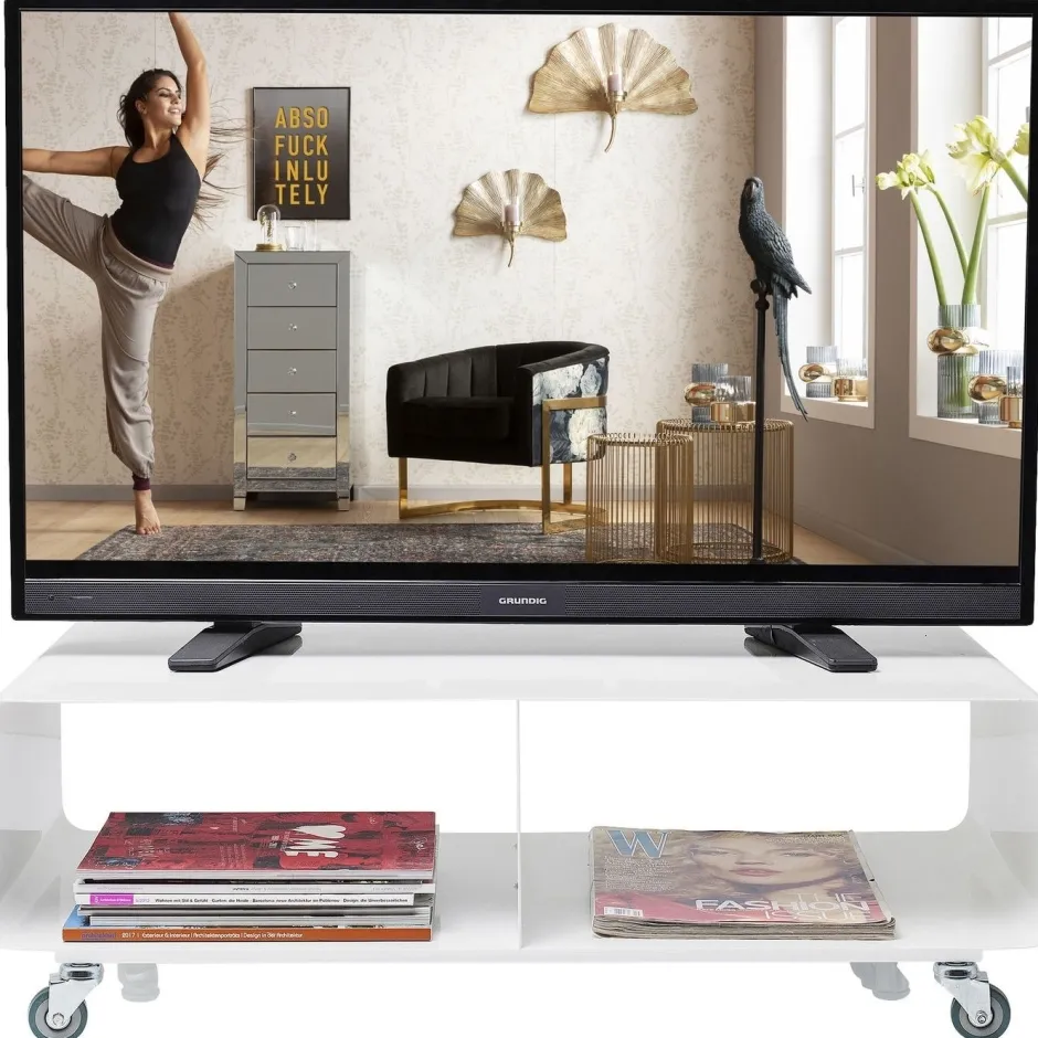 New Tv-Meubel Lounge M Mobiel Wit Kasten|Lage Kasten & Dressoirs