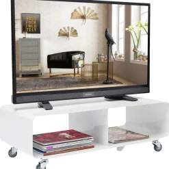 New Tv-Meubel Lounge M Mobiel Wit Kasten|Lage Kasten & Dressoirs