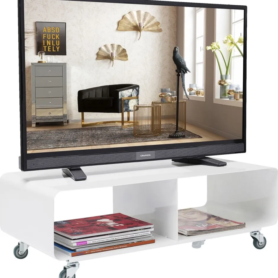 New Tv-Meubel Lounge M Mobiel Wit Kasten|Lage Kasten & Dressoirs