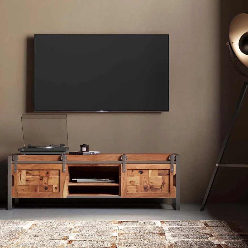 Outlet TV-Meubel Vancouver 145x45cm Kasten|Tuinmeubelen