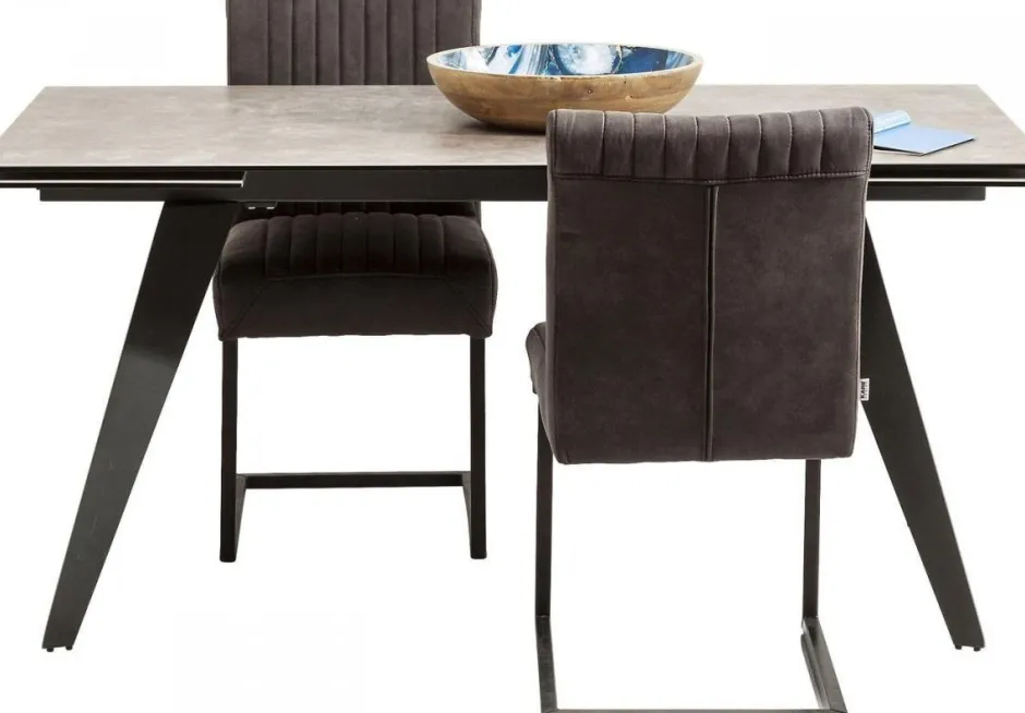 Online Uitschuiftafel Amsterdam Donker 160(40+40)x90cm Kasten|Tuinmeubelen