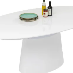 Outlet Uitschuiftafel Benvenuto Wit 200(50)x110cm Kasten|Tafels