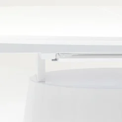 Outlet Uitschuiftafel Benvenuto Wit 200(50)x110cm Kasten|Tafels