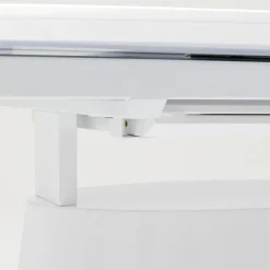 Outlet Uitschuiftafel Benvenuto Wit 200(50)x110cm Kasten|Tafels