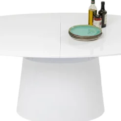 Outlet Uitschuiftafel Benvenuto Wit 200(50)x110cm Kasten|Tafels