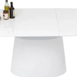 Outlet Uitschuiftafel Benvenuto Wit 200(50)x110cm Kasten|Tafels