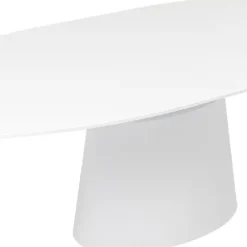 Outlet Uitschuiftafel Benvenuto Wit 200(50)x110cm Kasten|Tafels