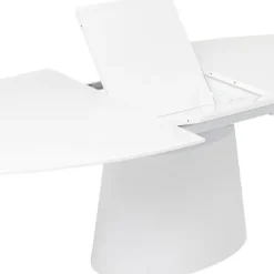 Outlet Uitschuiftafel Benvenuto Wit 200(50)x110cm Kasten|Tafels