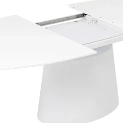Outlet Uitschuiftafel Benvenuto Wit 200(50)x110cm Kasten|Tafels