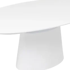 Outlet Uitschuiftafel Benvenuto Wit 200(50)x110cm Kasten|Tafels