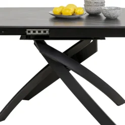 Cheap Uitschuiftafel Twist Black 120(30+30)x90cm Kasten|Tafels