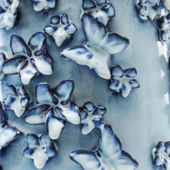 Best Sale Vaas Butterflies Lichtblauw 50cm Woondecoratie|Kasten