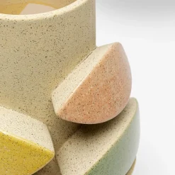 Outlet Vaas Fogli Colore 26cm Woondecoratie|Tuinmeubelen