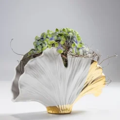 Sale Vaas Ginkgo Elegance 45cm Woondecoratie|Kasten
