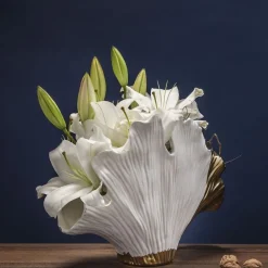 Sale Vaas Ginkgo Elegance 45cm Woondecoratie|Kasten