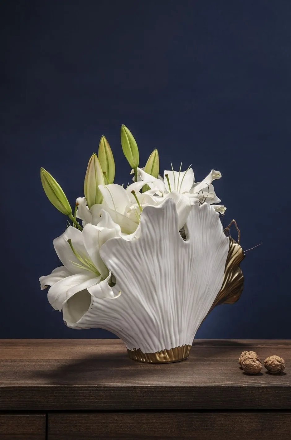 Sale Vaas Ginkgo Elegance 45cm Woondecoratie|Kasten