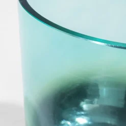 Best Vaas Glow Turquoise 20cm Woondecoratie|Kasten