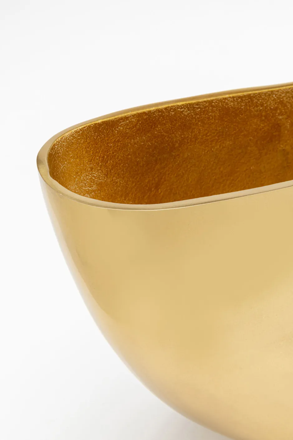 Online Vaas Half Face Gold 38cm Kasten|Tuinmeubelen