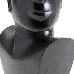 Outlet Vaas Rostro Side Black 27cm Woondecoratie|Tuinmeubelen
