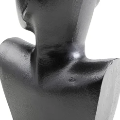 Outlet Vaas Rostro Side Black 27cm Woondecoratie|Tuinmeubelen