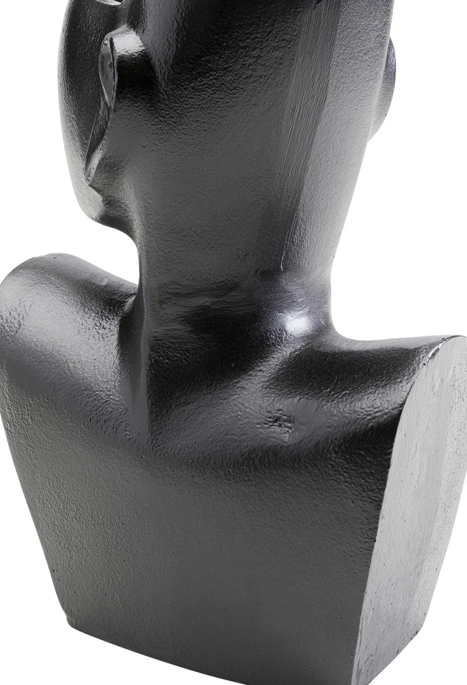 Outlet Vaas Rostro Side Black 27cm Woondecoratie|Tuinmeubelen