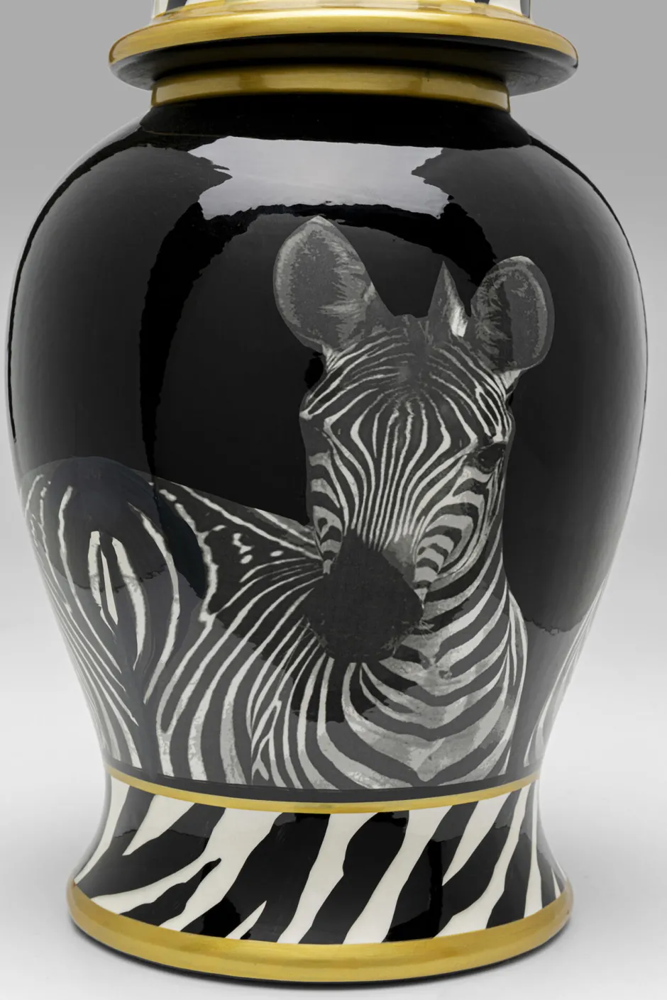 Best Vaas Zebra Face 46cm Woondecoratie|Kasten