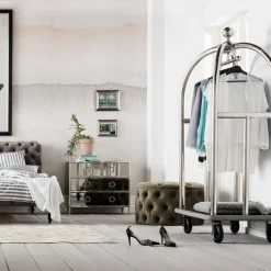 Sale VIP Bagage Trolley Vegas Zilver Kapstokken|Kasten