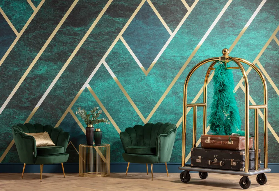 Clearance VIP Bagage Trolley Vegas Goud Kapstokken|Kasten