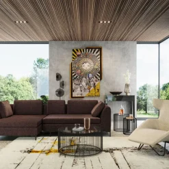 Best Sale Vloerkleed Abstract Grey Line 200x300cm Vloerkleden & Textiel|Kasten
