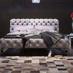 Online Vloerkleed Cosmo Fur Grijs 200x300cm Vloerkleden & Textiel|Kasten