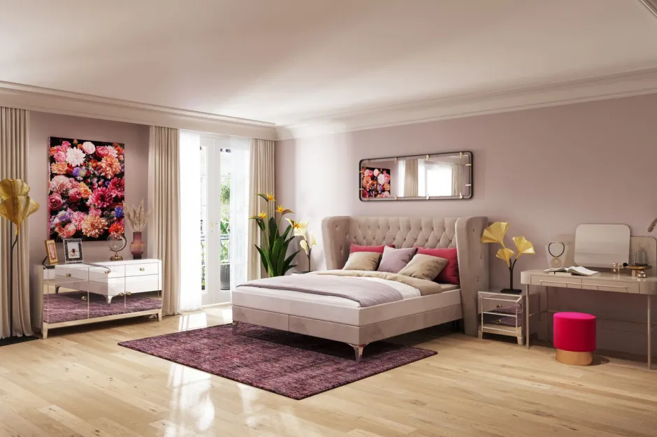Outlet Vloerkleed Gianna Wijnrood 170x240cm Vloerkleden & Textiel|Kasten