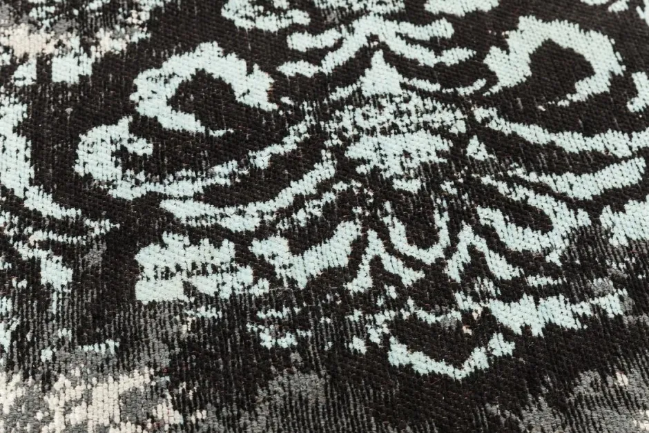 Clearance Vloerkleed Kelim Ornament Turquoise 200x300cm Vloerkleden & Textiel|Kasten