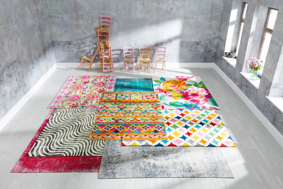 Store Vloerkleed Kelim Pop Grijs 170x240cm Vloerkleden & Textiel|Kasten