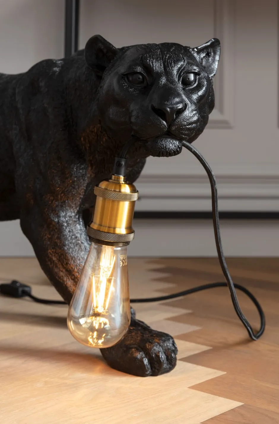 Hot Vloerlamp Animal Bagheera Vloerlampen|Kasten