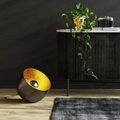Fashion Vloerlamp Apollon Smooth Black Ø35cm Vloerlampen|Kasten