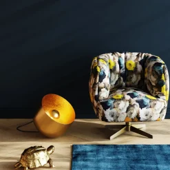Best Vloerlamp Apollon Smooth Gold Ø35cm Vloerlampen|Kasten