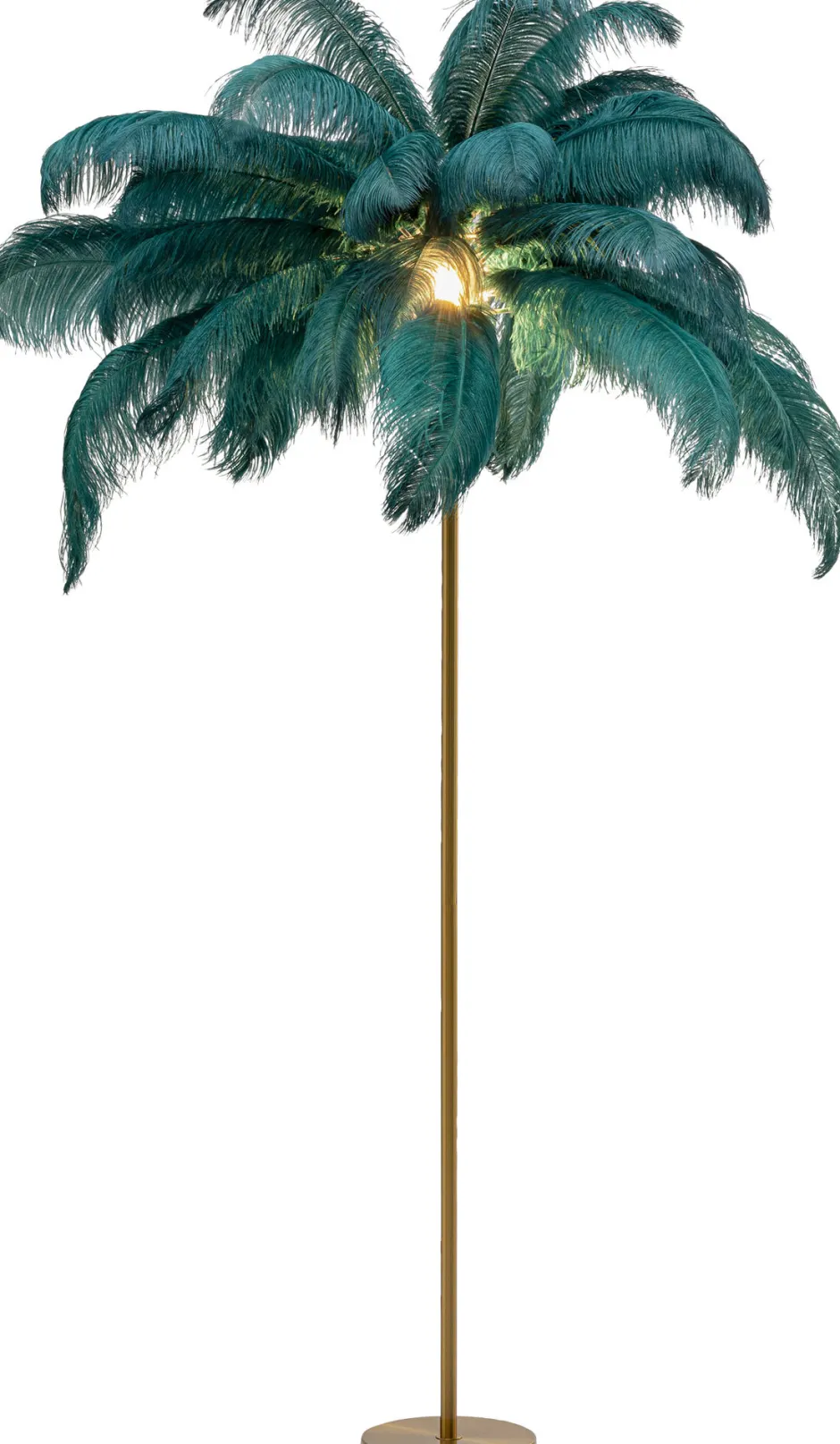 Shop Vloerlamp Feather Palm Green 165cm Vloerlampen|Tuinmeubelen