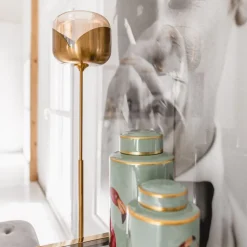 Cheap Vloerlamp Golden Goblet Ball Vloerlampen|Kasten