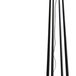 Outlet Vloerlamp Timon Black 160cm Vloerlampen|Kasten