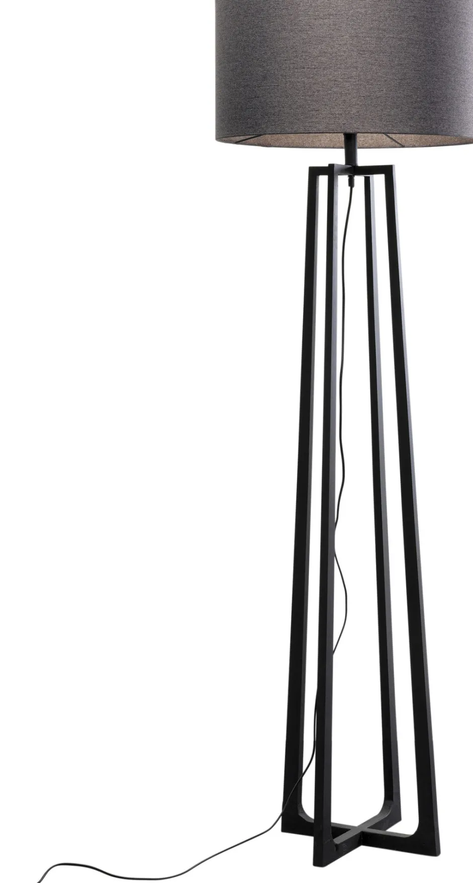 Outlet Vloerlamp Timon Black 160cm Vloerlampen|Kasten
