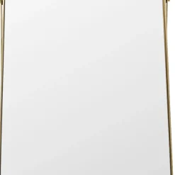 Hot Vloerspiegel Curve Arch Gold 55x160cm Spiegels|Kasten