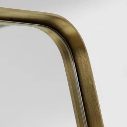 Hot Vloerspiegel Curve Arch Gold 55x160cm Spiegels|Kasten