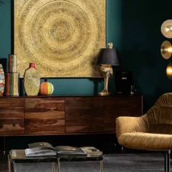 Sale Wanddecoratie Art Circle Goud 120x120cm Wanddecoratie|Kasten