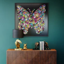 Clearance Wanddecoratie Farfalla 120x120cm Wanddecoratie|Kasten